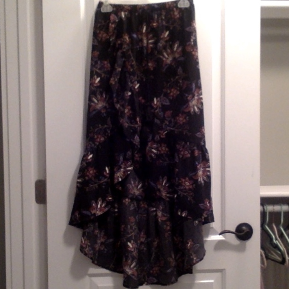 Floral Ruffle Skirt